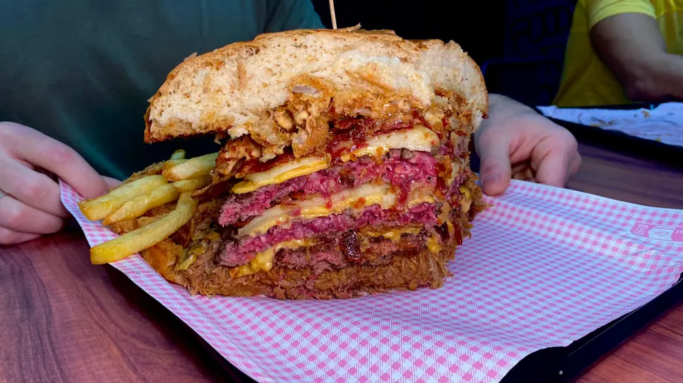 La hamburguesa de 4,5 kilos