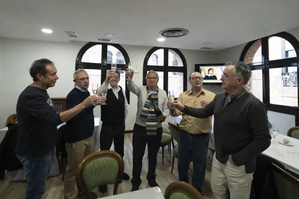 Socios del casino de Teruel agraciados con un quinto premio de loteria de Navidad