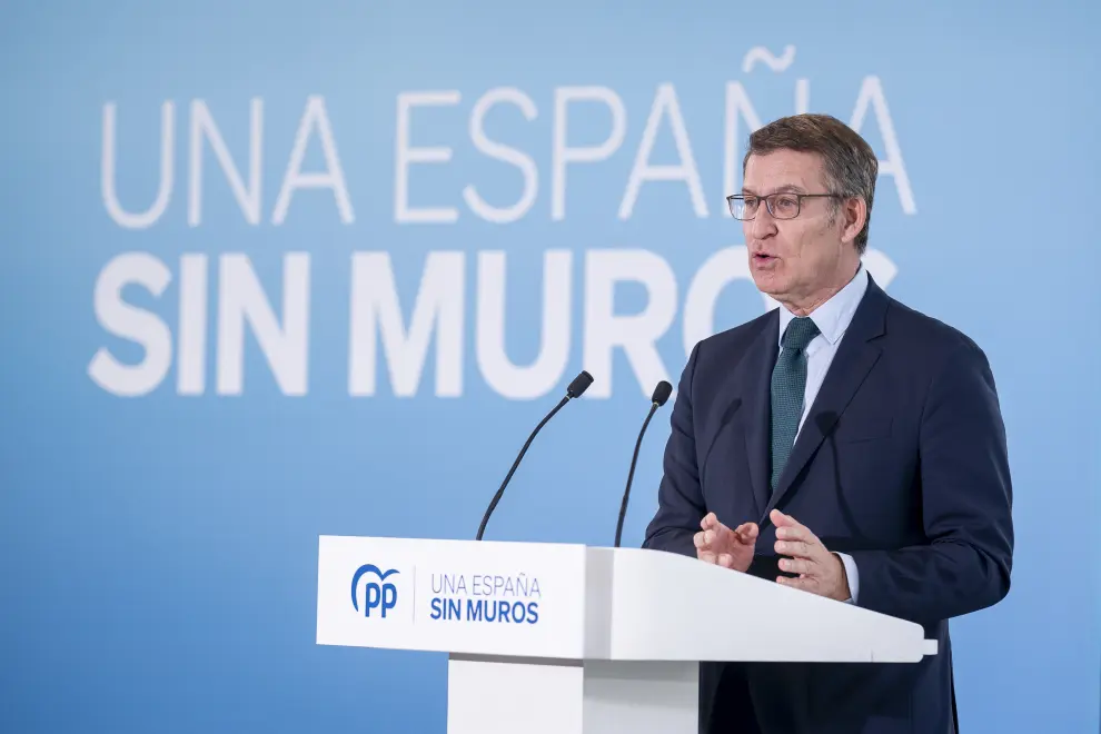 Alberto Núñez Feijóo ofrece un balance del año 2023 del Partido Popular