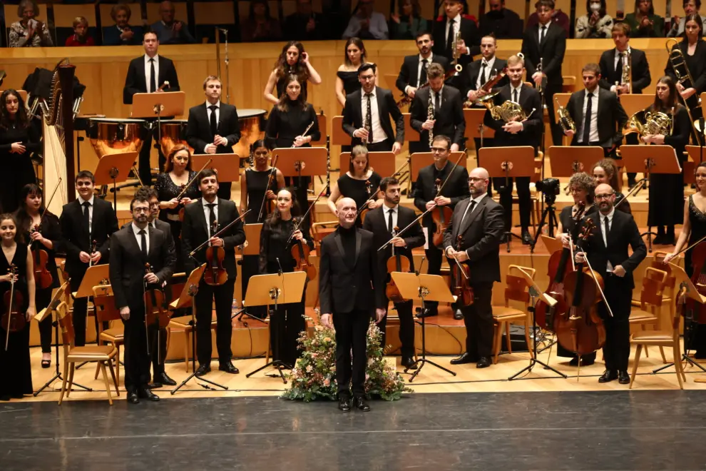El Concierto de Año Nuevo en el Auditorio de Zaragoza llenó este jueves la sala Mozart.