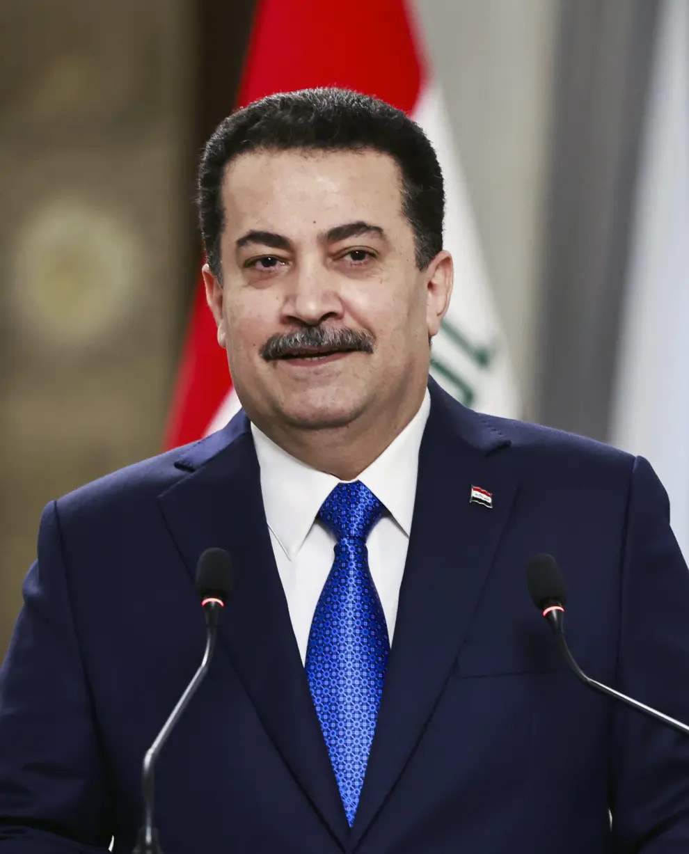 Visita de Pedro Sánchez al primer ministro de Irak en Bagdad