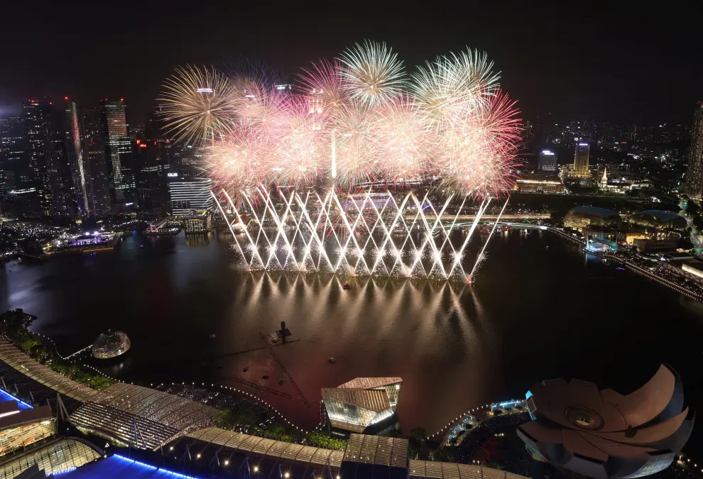 Celebraciones de la Nochevieja en Singapur