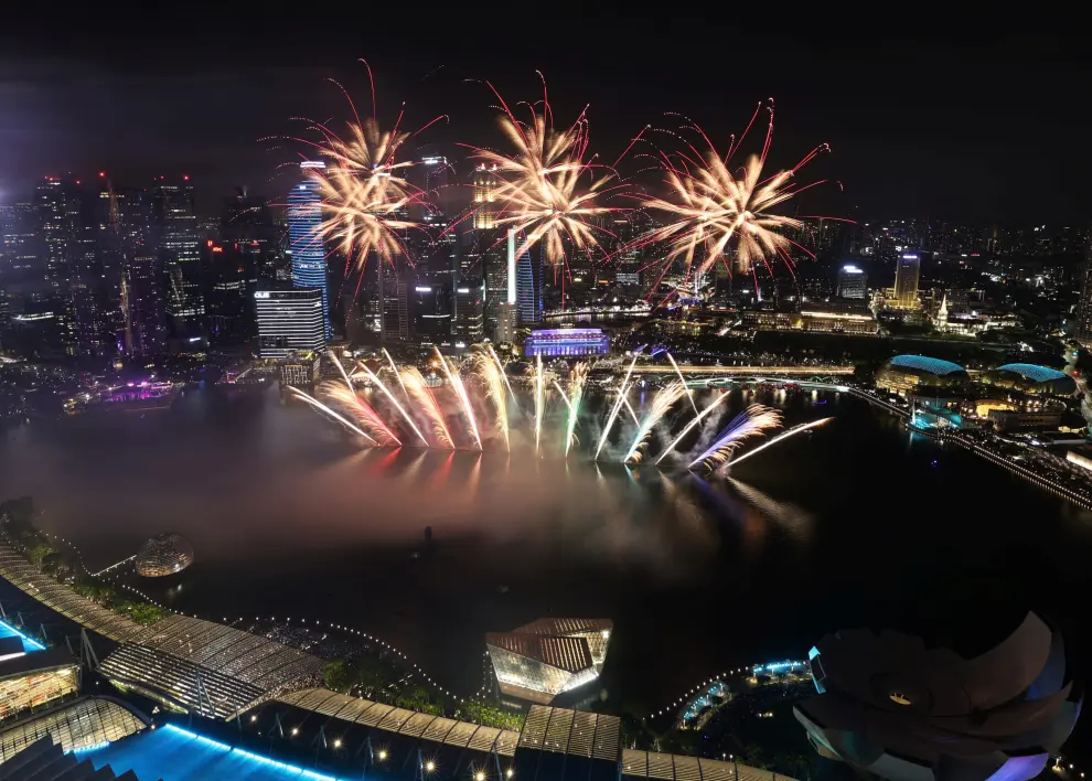 Celebraciones de la Nochevieja en Singapur