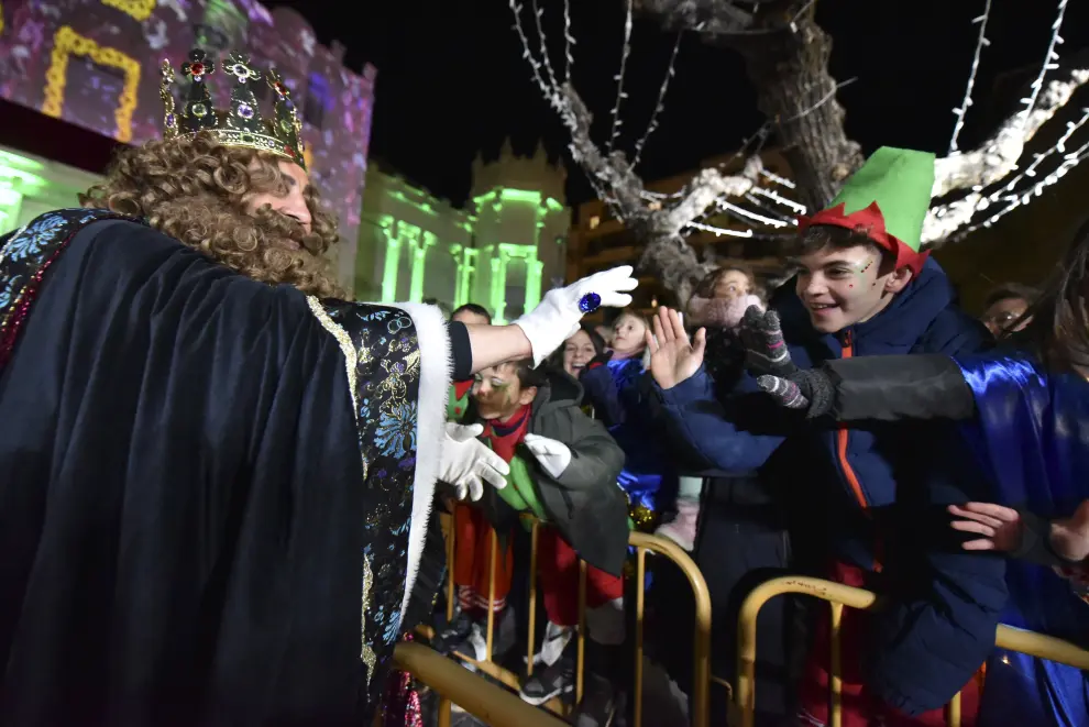 Cabalgata de Reyes en Huesca.