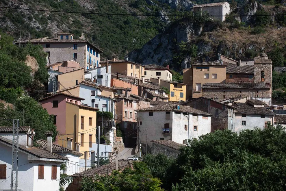 Vistas de Olvena, en Huesca