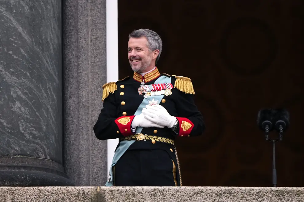 Proclamación del príncipe Federico como nuevo rey de Dinamarca.