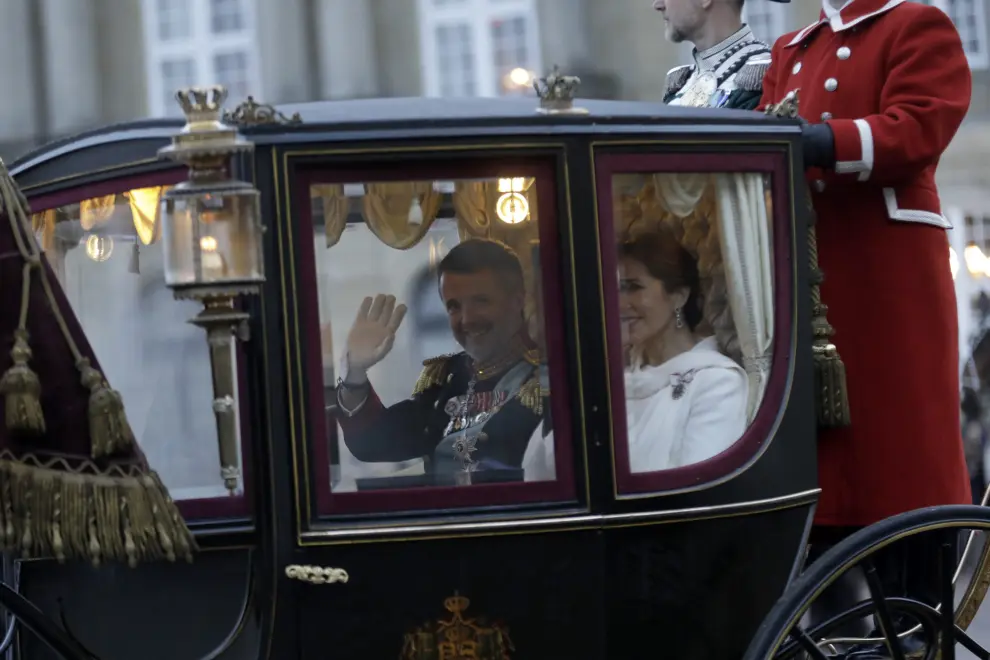 Proclamación del príncipe Federico como nuevo rey de Dinamarca.