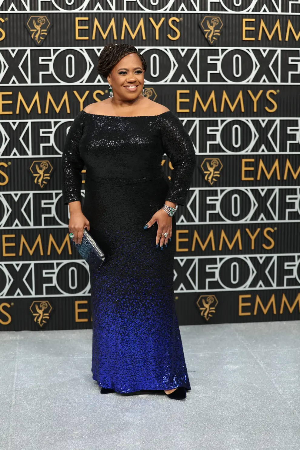 Chandra Wilson attends the 75th Primetime Emmy Awards in Los Angeles, California, U.S. January 15, 2024. REUTERS/Mike Blake [[[REUTERS VOCENTO]]] AWARDS-EMMYS/