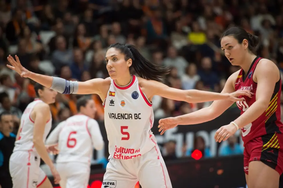 Partido Valencia Basket-Casademon Zaragoza, de la Euroliga femenina en la Fuente de San Luis