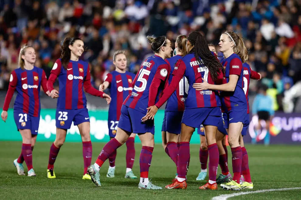FC Barcelona - Real Madrid, semifinal de la Supercopa de fútbol femenino.