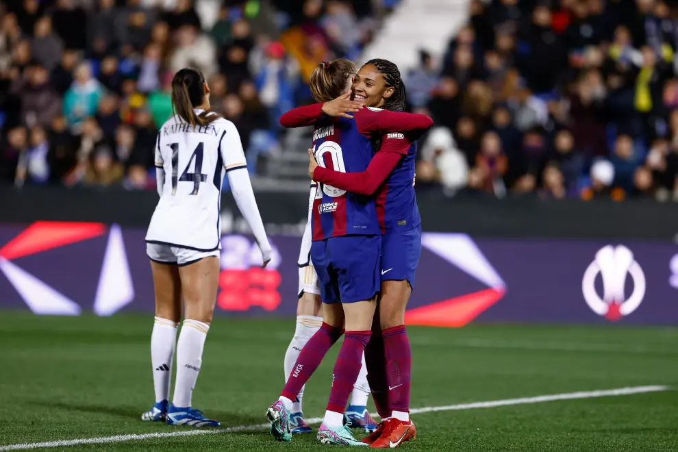 FC Barcelona - Real Madrid, semifinal de la Supercopa de fútbol femenino.