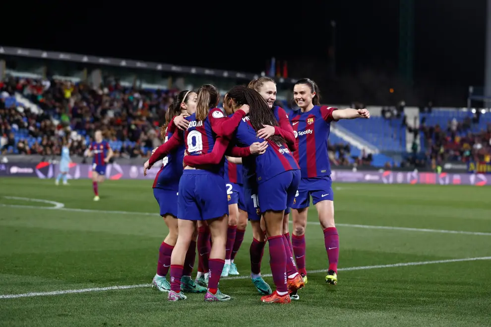 Partido Barcelona-Levante, final de la Supercopa femenina de fútbol