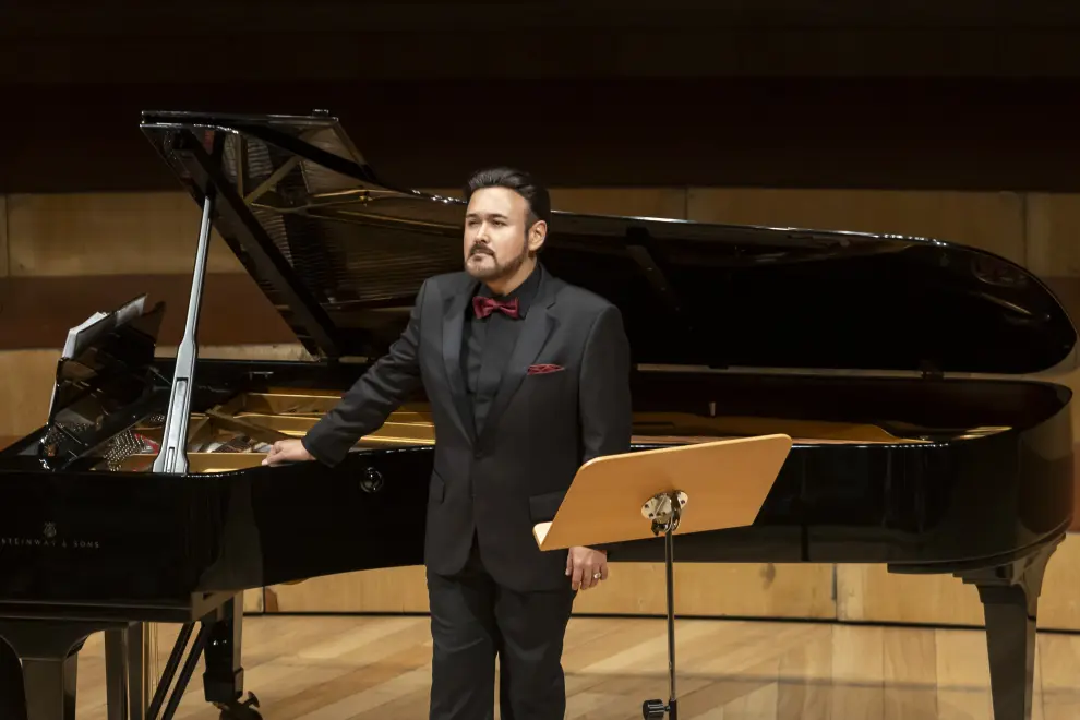 Concierto de Javier Camarena, en la Sala Mozart del Auditorio de Zaragoza