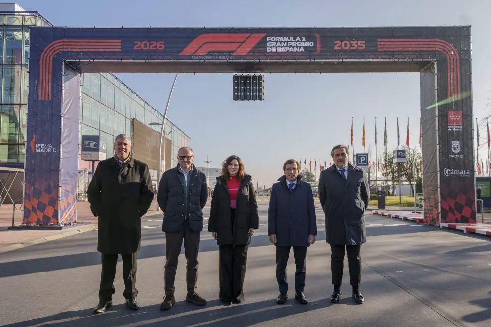 Presentación Gran Premio de F-1 en Madrid.