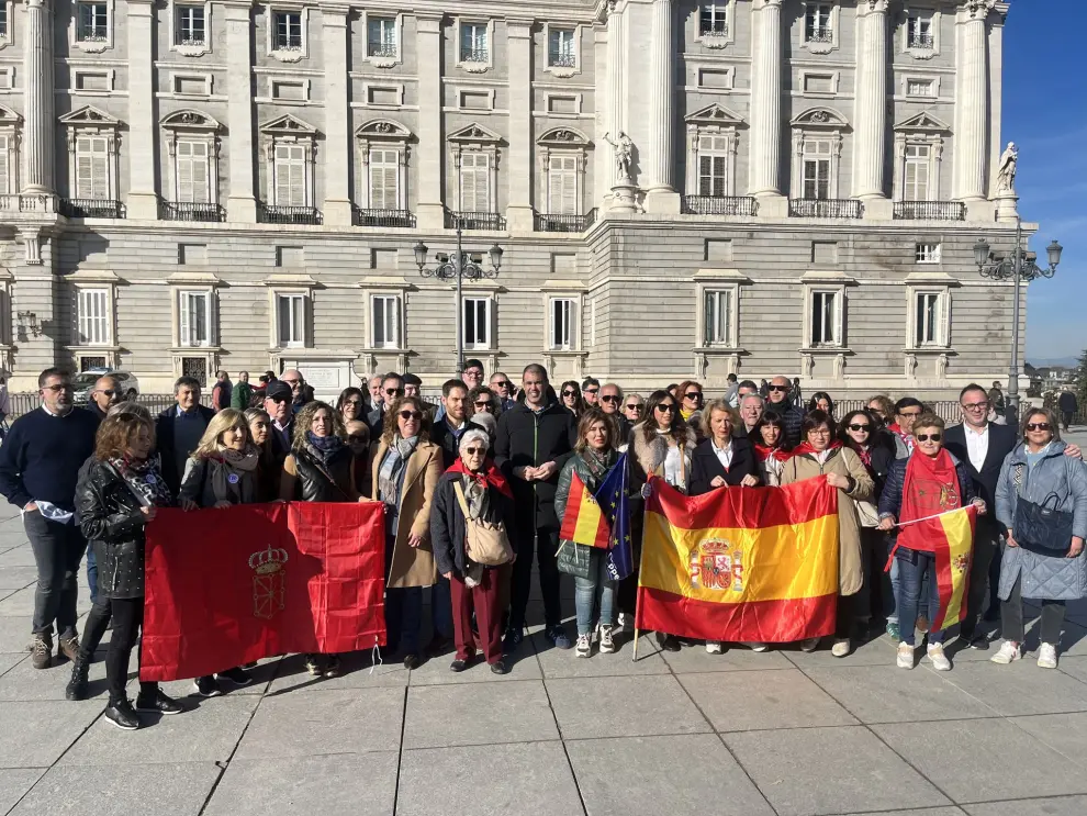 Delegación del PPN en la concentración de Madrid contra la ley de amnistía...PPN..28/01/2024 [[[EP]]]
