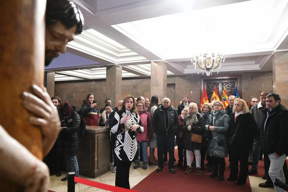 La alcaldesa ha sido la anfitriona en la jornada de puertas abiertas del Consistorio con motivo de San Valero.