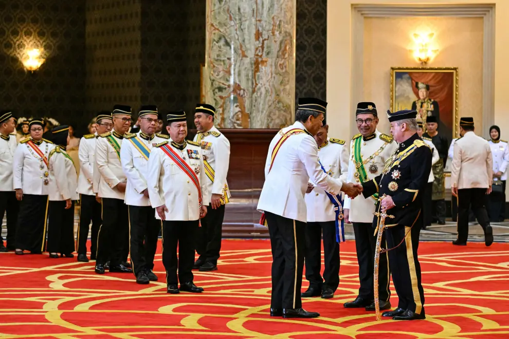 Ceremonia de Bienvenida del 17º Rey de Malasia, el Sultán Ibrahim Iskandar. MALAYSIA POLITICS GOVERNMENT