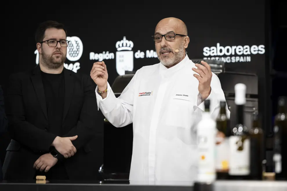 Madrid Fusión 2024: mesa sensorial del Centro de Innovación Gastronómica de Aragón de Huesca