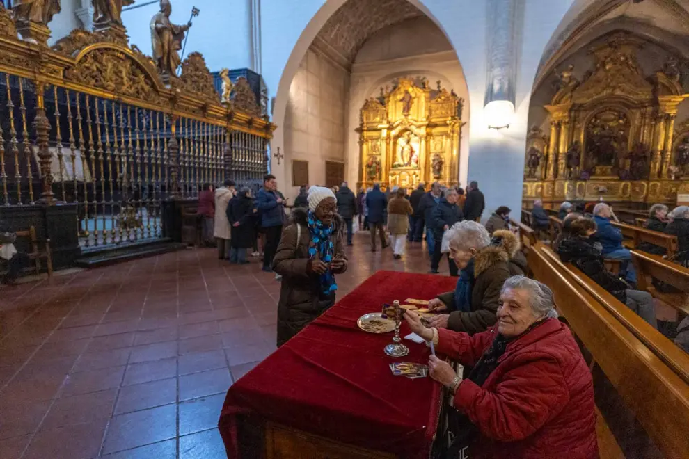 Celebración de San Blas en Zaragoza.
