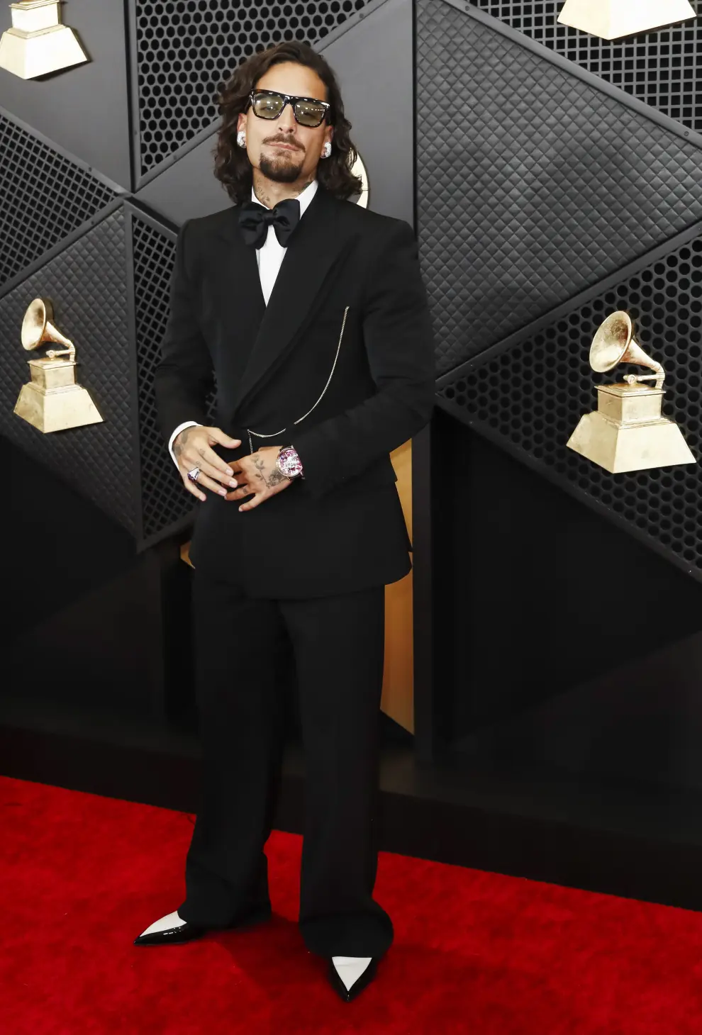 Alfombra roja de la edición 66 de los Premios Grammy.