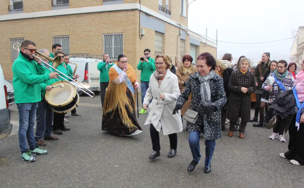 Santa Águeda 2024 en Monegros: elección de alcaldesa por un día y corridas de rosca