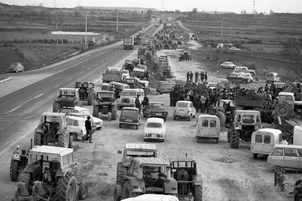 Tractoradas históricas en Aragón: del campo a la carretera