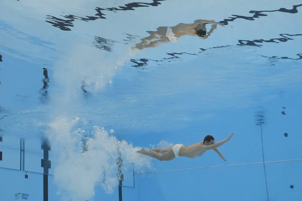 Dennis González, subcampeón del mundo en el solo libre de natación artística