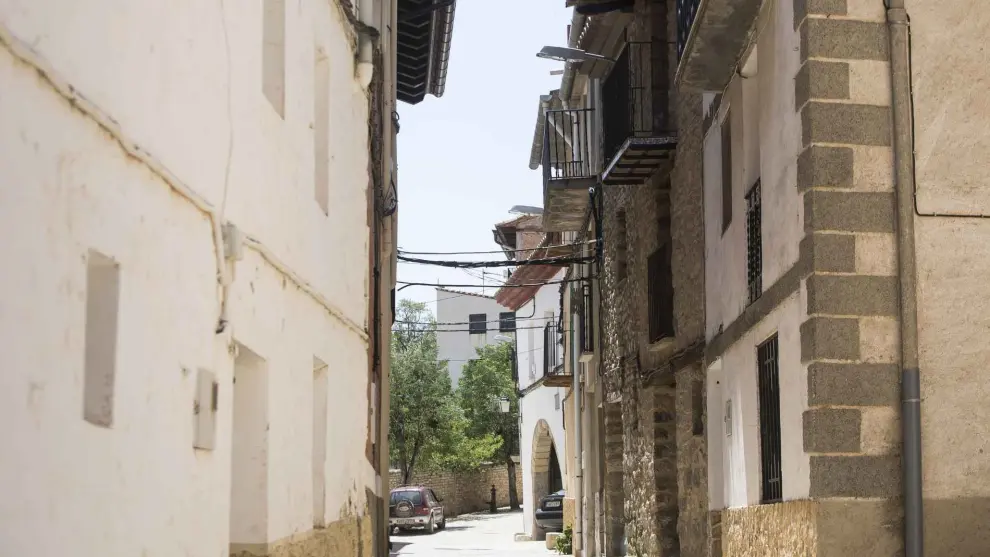 Calles de La Cuba, en Teruel