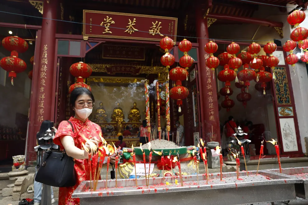 China da la bienvenida al Año del Dragón: celebraciones en Bangkok THAILAND LUNAR NEW YEAR