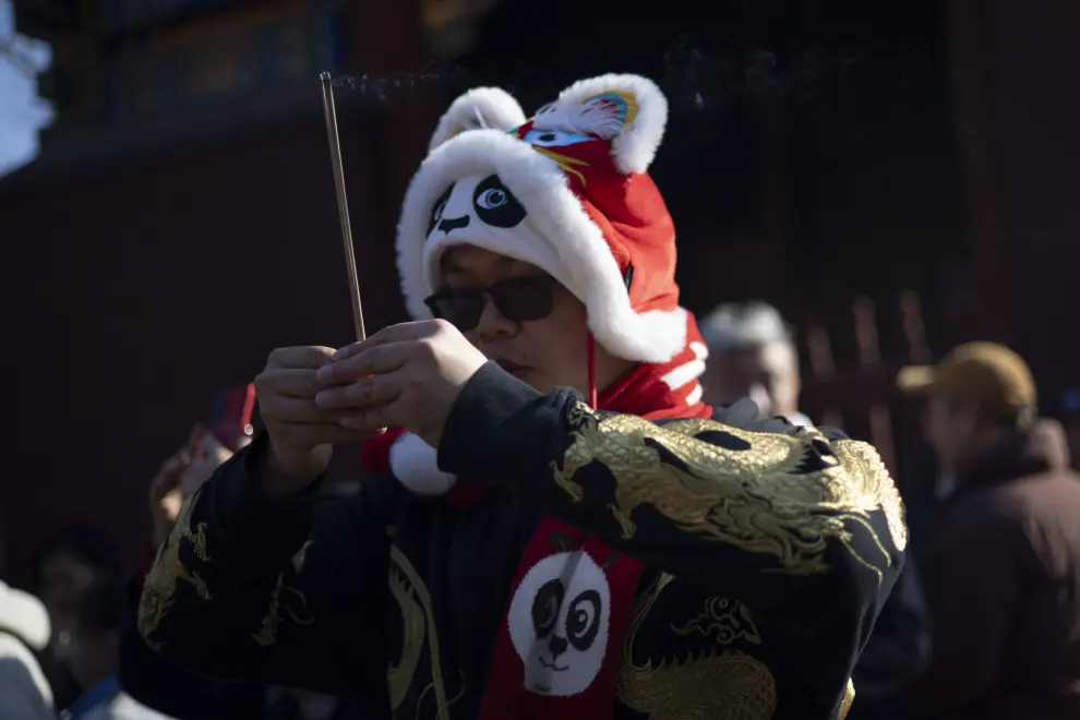China da la bienvenida al Año del Dragón: celebraciones en Pekín CHINA NEW YEAR