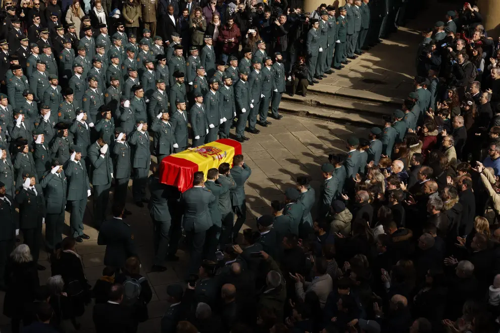 Funeral por el guardia civil David Pérez Carracedo