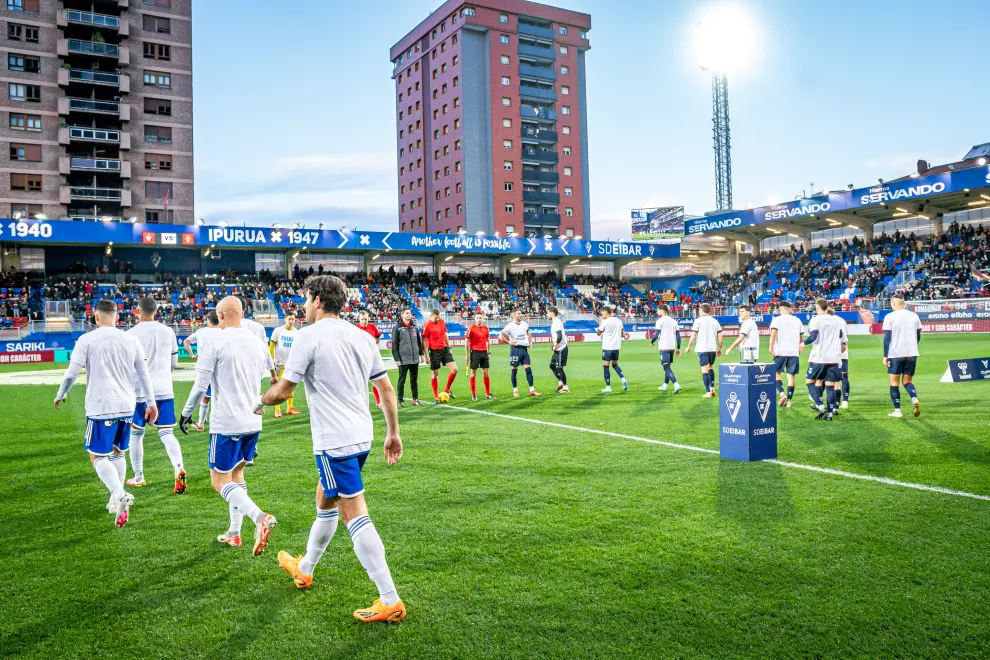 Partido Eibar-Real Zaragoza, de la jornada 26 de Segunda División