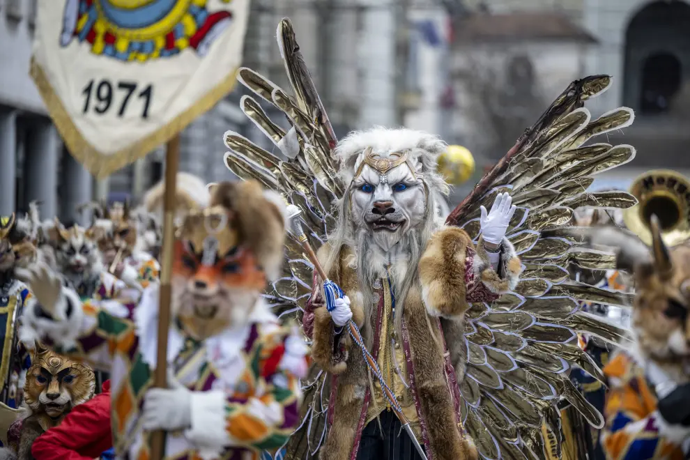 Desfile de disfraces de Carnaval en Lucerna (Suiza)