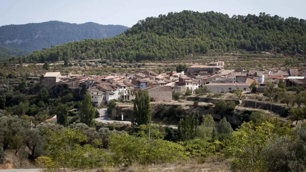 Vista del encantador pueblo de Ráfales, en la 'Toscana española'