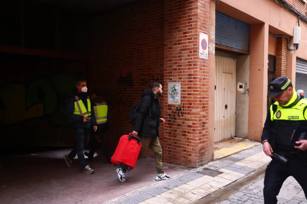 Desalojo inmueble okupado calle Montañés de Zaragoza