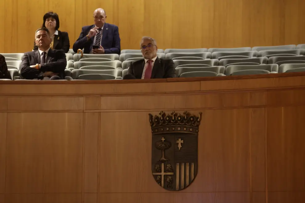 Pleno de las Cortes de Aragón en el que se aprueban las elecciones del Justicia