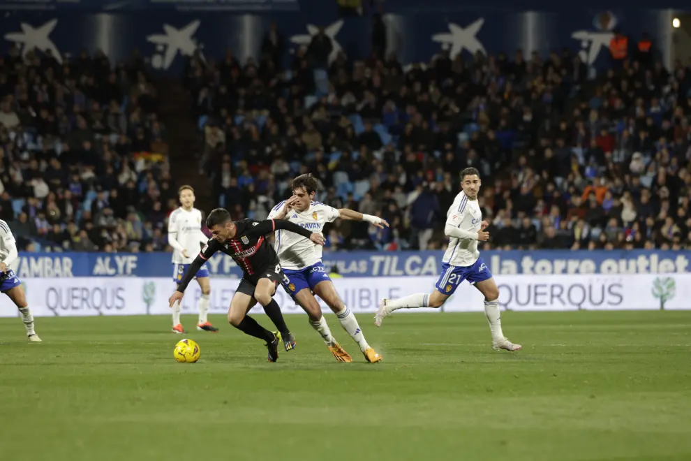 Imágenes del Real Zaragoza-Cartagena, partido correspondiente a la jornada 27 de la Segunda División.
