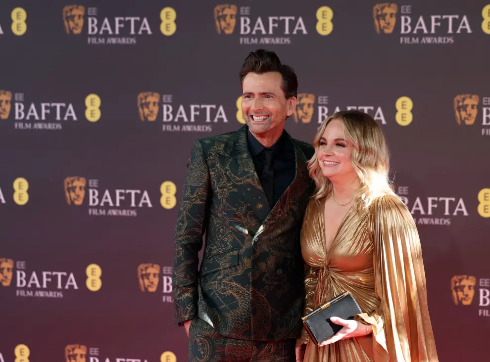 Arielle Free arrives at the 2024 British Academy of Film and Television Awards (BAFTA) at the Royal Festival Hall in the Southbank Centre, London, Britain, February 18, 2024. REUTERS/Isabel Infantes [[[REUTERS VOCENTO]]] AWARDS-BAFTA/