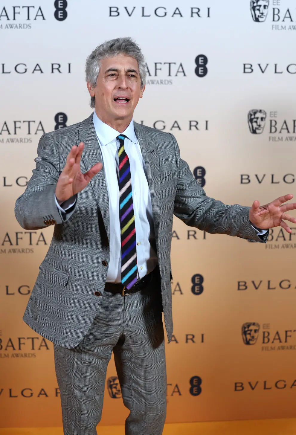 London (United Kingdom), 17/02/2024.- US writer director Alexander Payne attends the BAFTA Film Awards 2024 nominees party, at the National Gallery in London, Britain, 17 February 2024. The winners are announced during a ceremony on 18 February 2024. (Cine, Reino Unido, Londres) EFE/EPA/NEIL HALL
 BRITAIN CINEMA BAFTA