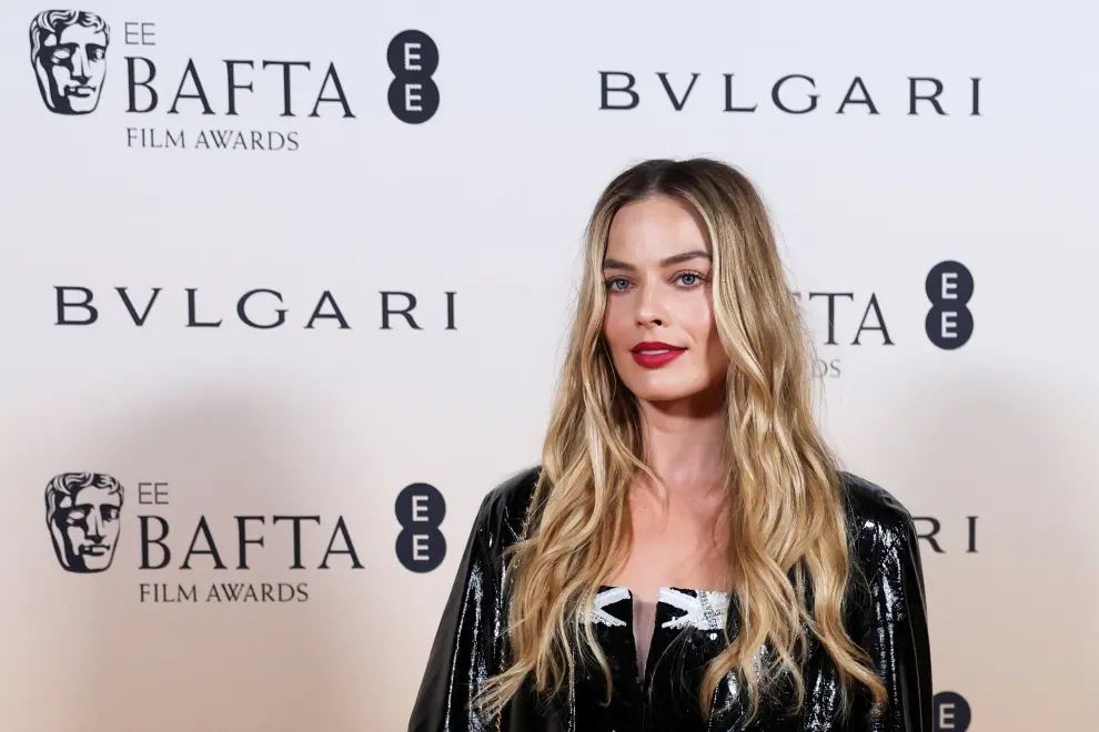 Margot Robbie arrives at the Nominees Party for 2024 BAFTA Film Awards, supported by Bulgari, at the National Gallery in London, Britain, February 17, 2024. REUTERS/Isabel Infantes [[[REUTERS VOCENTO]]] AWARDS-BAFTA/NOMINEES-PARTY