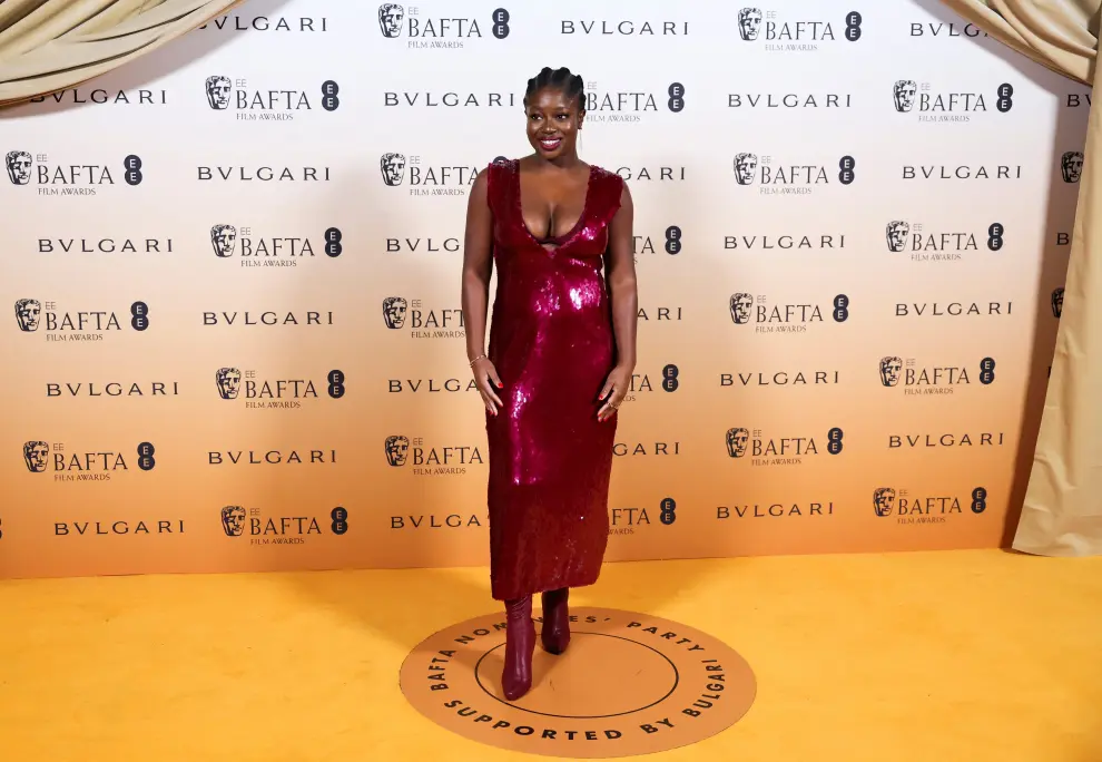 Clara Amfo arrives at the Nominees Party for 2024 BAFTA Film Awards, supported by Bulgari, at the National Gallery in London, Britain, February 17, 2024. REUTERS/Isabel Infantes [[[REUTERS VOCENTO]]] AWARDS-BAFTA/NOMINEES-PARTY