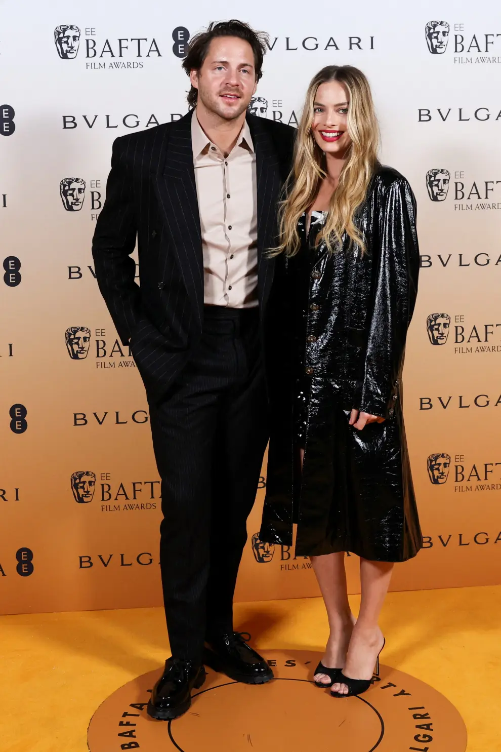 Molly Manning Walker and Mia McKenna-Bruce pose as they arrive at the Nominees Party for 2024 BAFTA Film Awards, supported by Bulgari, at the National Gallery in London, Britain, February 17, 2024. REUTERS/Isabel Infantes [[[REUTERS VOCENTO]]] AWARDS-BAFTA/NOMINEES-PARTY