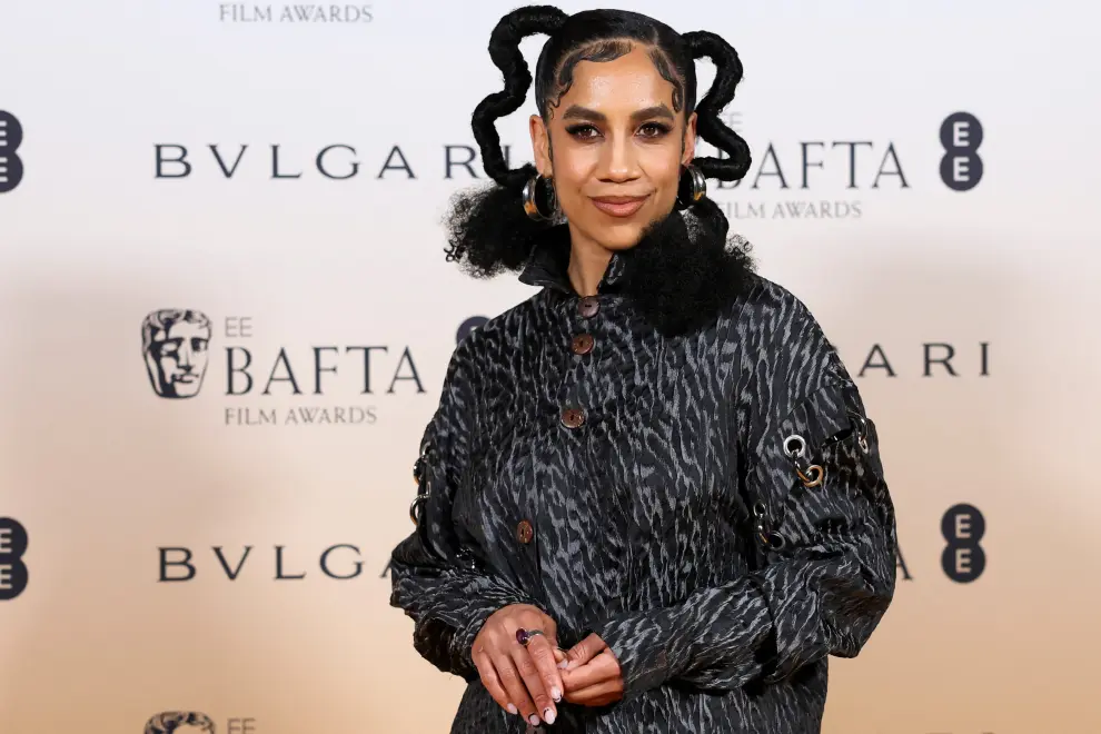 Dominique Tipper poses as she arrives at the Nominees Party for 2024 BAFTA Film Awards, supported by Bulgari, at the National Gallery in London, Britain, February 17, 2024. REUTERS/Isabel Infantes [[[REUTERS VOCENTO]]] AWARDS-BAFTA/NOMINEES-PARTY