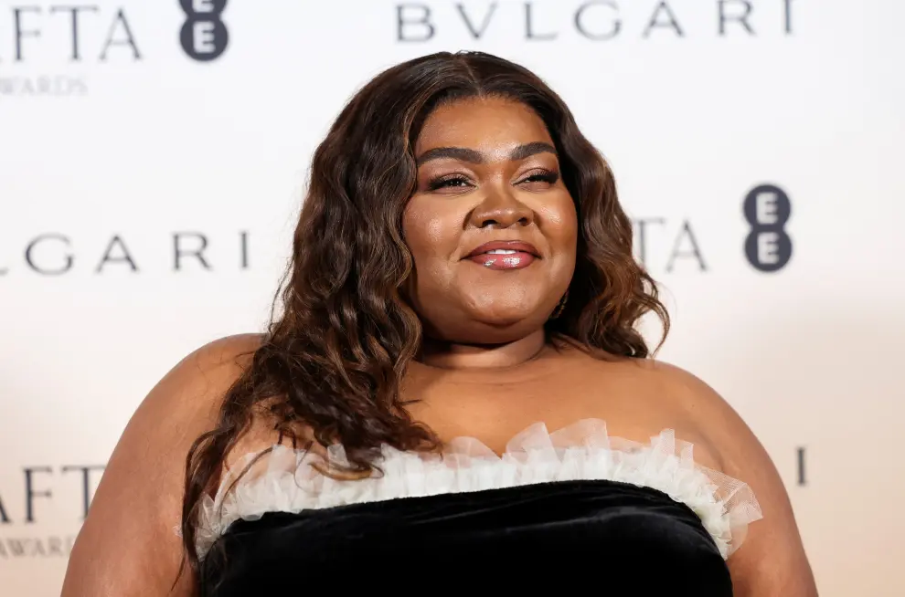 Dominique Tipper poses as she arrives at the Nominees Party for 2024 BAFTA Film Awards, supported by Bulgari, at the National Gallery in London, Britain, February 17, 2024. REUTERS/Isabel Infantes [[[REUTERS VOCENTO]]] AWARDS-BAFTA/NOMINEES-PARTY