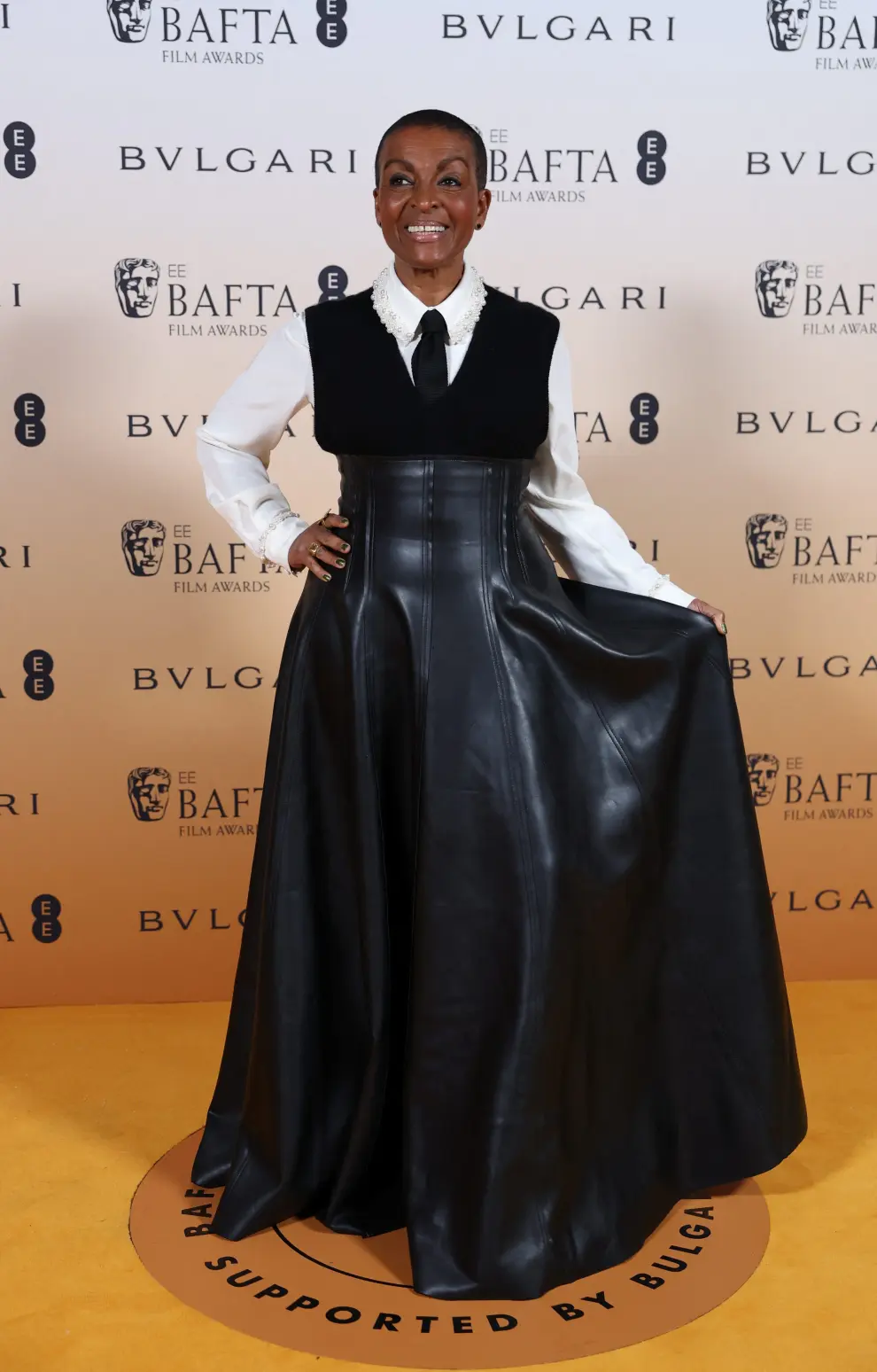 Fantasia Barrino poses as she arrives at the Nominees Party for 2024 BAFTA Film Awards, supported by Bulgari, at the National Gallery in London, Britain, February 17, 2024. REUTERS/Isabel Infantes [[[REUTERS VOCENTO]]] AWARDS-BAFTA/NOMINEES-PARTY