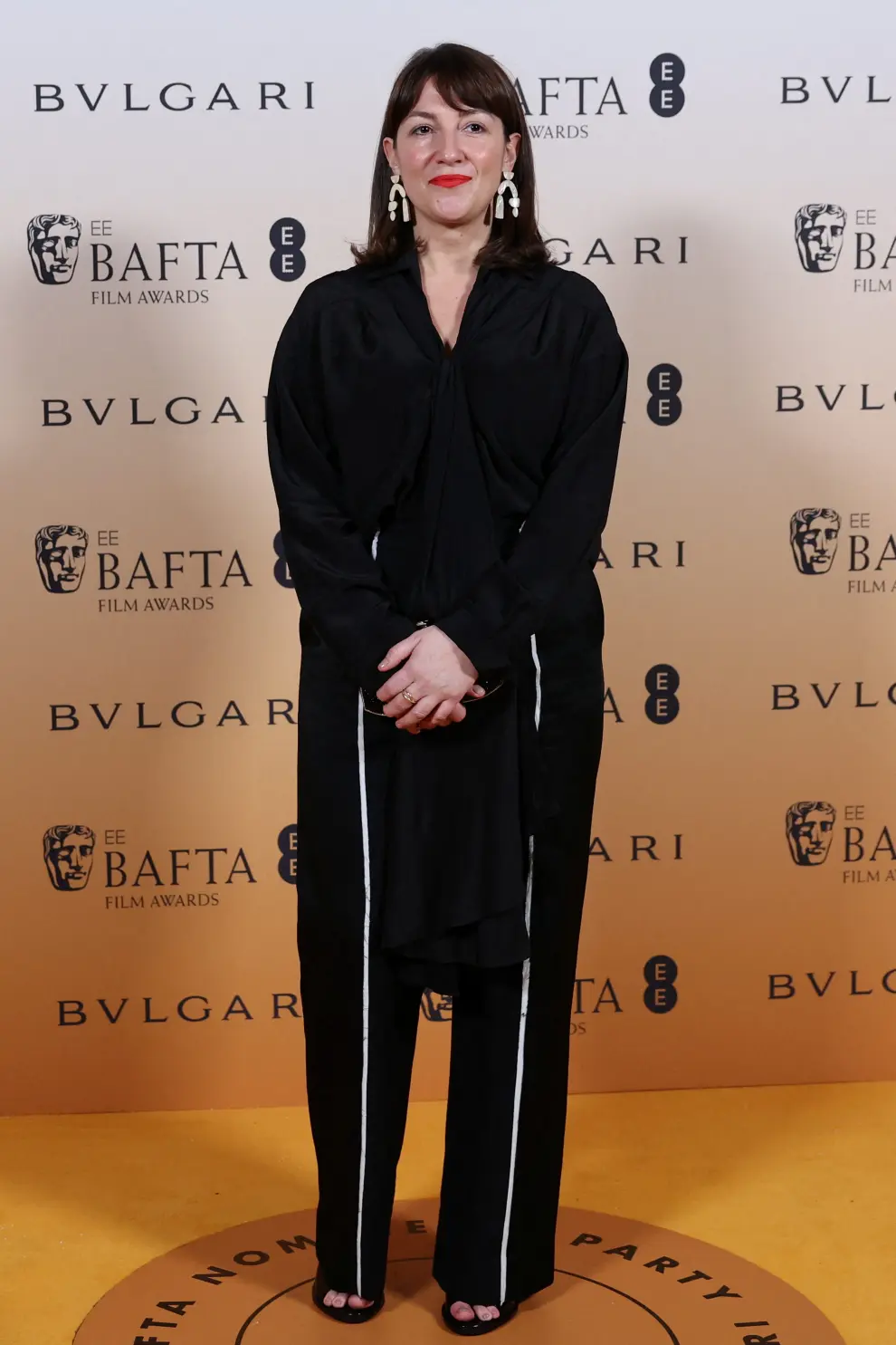 Ed Westwick poses as he arrives at the Nominees Party for 2024 BAFTA Film Awards, supported by Bulgari, at the National Gallery in London, Britain, February 17, 2024. REUTERS/Isabel Infantes [[[REUTERS VOCENTO]]] AWARDS-BAFTA/NOMINEES-PARTY