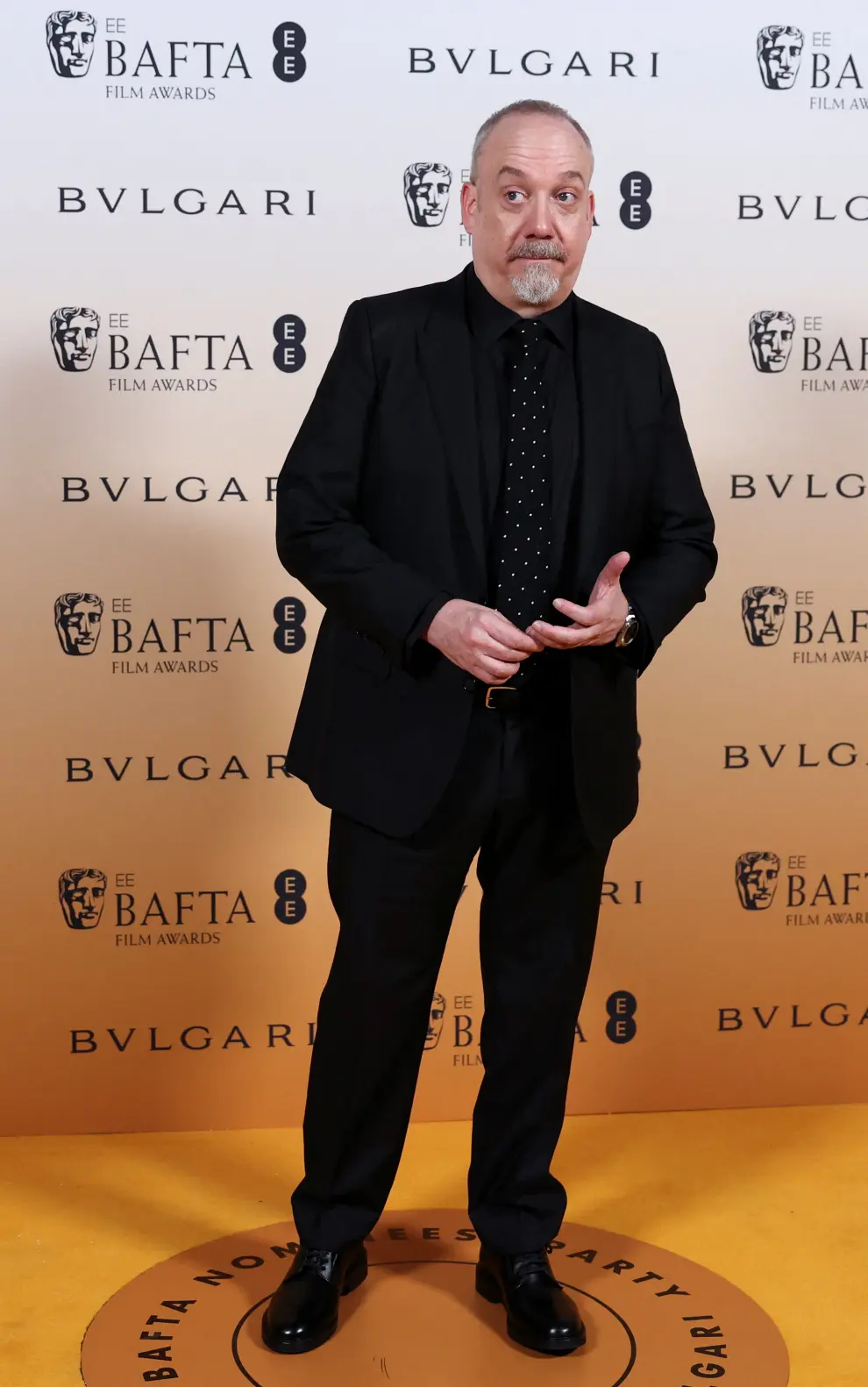 Sandra Huller poses at the Nominees Party for the 2024 BAFTA Film Awards, supported by Bulgari, at the National Gallery in London, Britain, February 17, 2024. REUTERS/Isabel Infantes [[[REUTERS VOCENTO]]] AWARDS-BAFTA/NOMINEES-PARTY