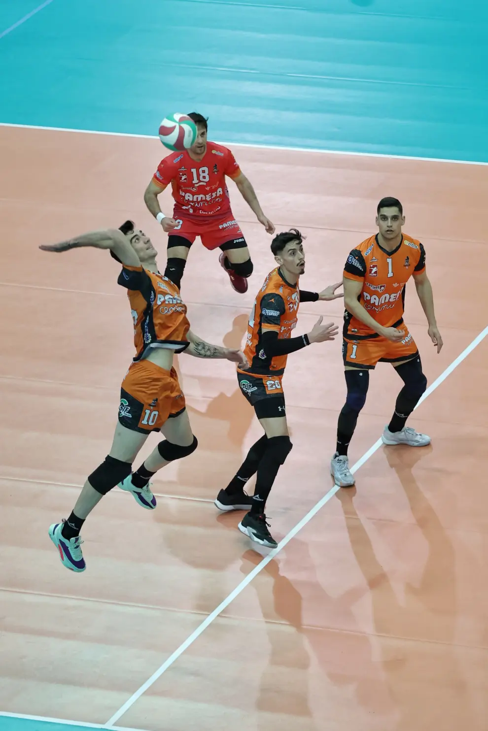 Partido Unicaja Costa de Almería-Pamesa Teruel Voleibol, cuartos de final de la Copa del Rey