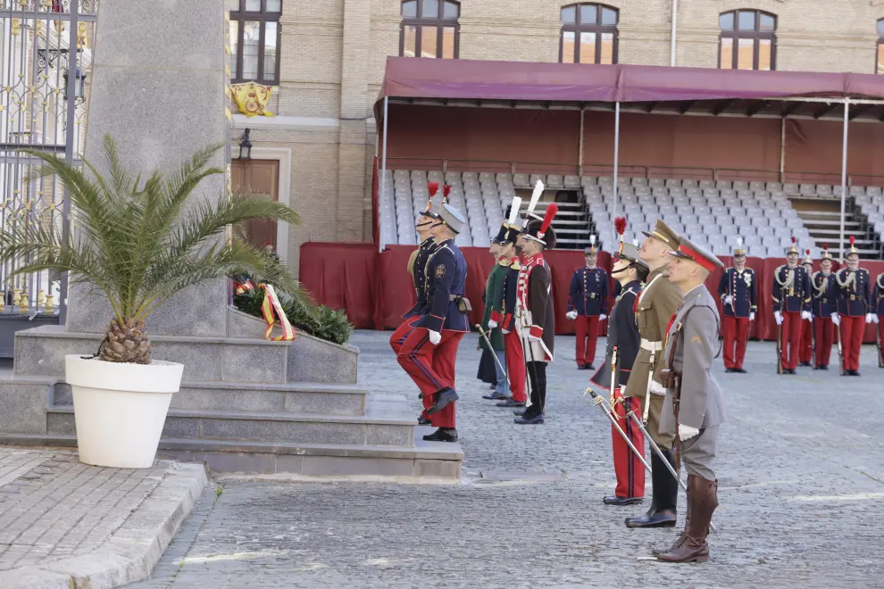 Acto de aniversario de la Academia General Militar, con la princesa Leonor