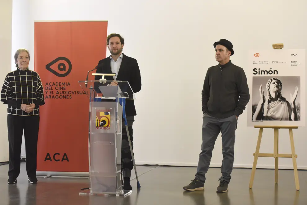 La presentación del logotipo y el cartel ha tenido lugar en la Sala Saura de la Diputación de Huesca.